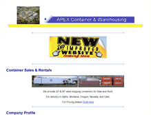 Tablet Screenshot of apex-co.com